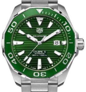 Tag Heuer Aquaracer Green Dial WAY201S.BA0927 Erkek Kol Saati